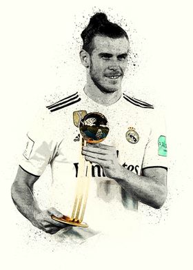 Gareth Bale Real Madrid Trophy