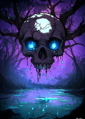 Foreboding Skull: Reflections of Magic