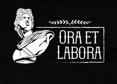 Latin Quote - Ora Et Labora