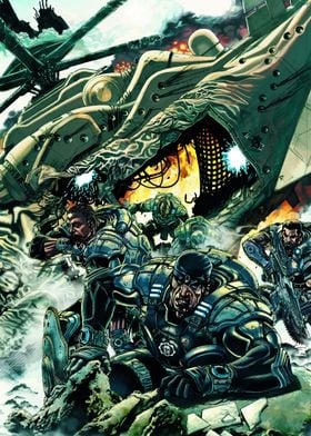 Gears of War Comic Cover