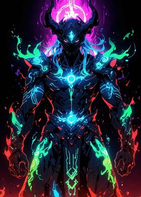 Neon Demon Warrior