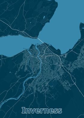 Inverness City Map