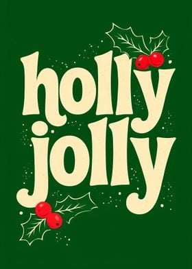 Holly Jolly Christmas Greeting