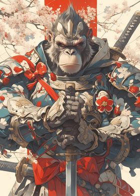 Samurai Monkey Warrior