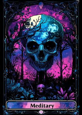 Celestial Skull: Eerie Night