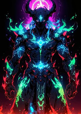 Neon Demon Warrior