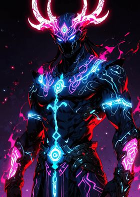 Neon Demon Warrior