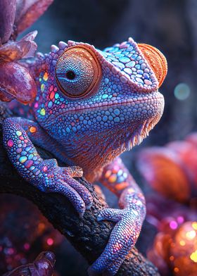 Chameleon Close-Up