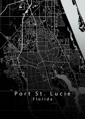 Port St. Lucie Florida Map