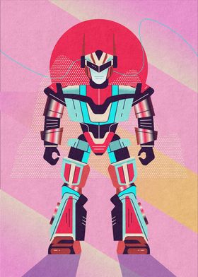 Retro Mecha Warrior