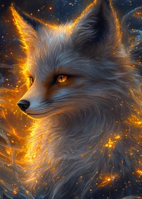 Fiery Fox Portrait