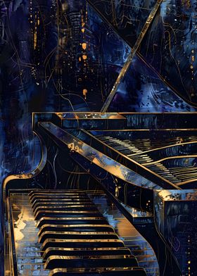 Abstract Piano Art