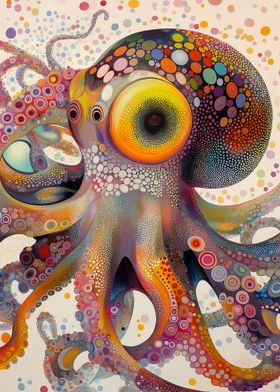 Colorful Octopus Art