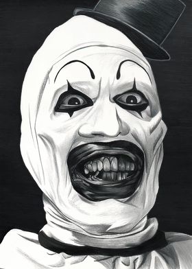 Creepy Clown Portrait