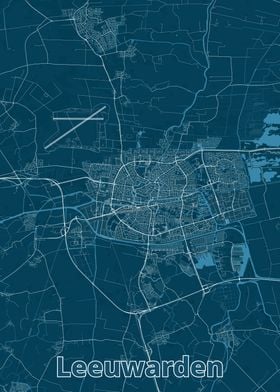 Leeuwarden City Map