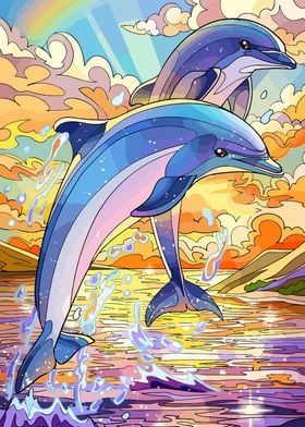 Love ocean dolphin