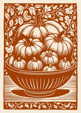 Pumpkin Harvest Illustration