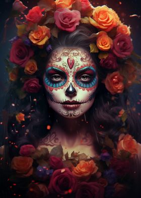 Sugar Skull Woman