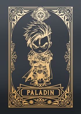 Paladin Chibi Tarot card