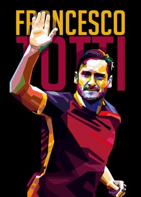 Francesco Totti Pop Art