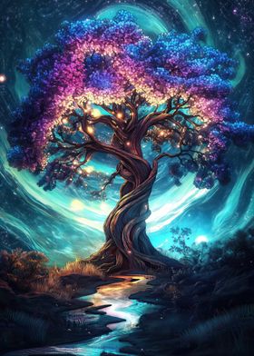 Mystical Tree of Light