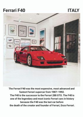 Ferrari F40 Supercar