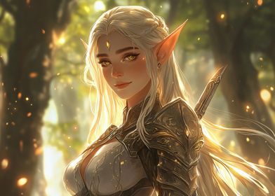 Elf Warrior Waifu Material