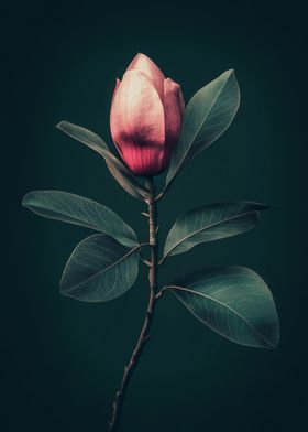 Pink Magnolia Bud