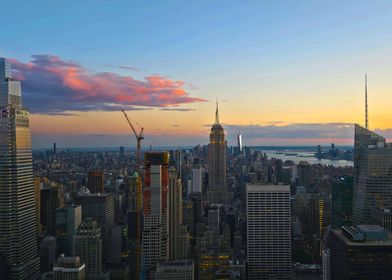 NYC Skyline Sunset