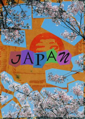 Japan Collage Art