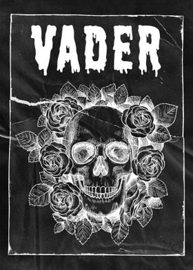 Vader Skull Roses