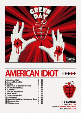 Green Day American Idiot A