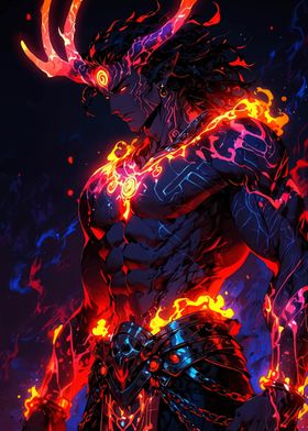 Fiery Demon Warrior