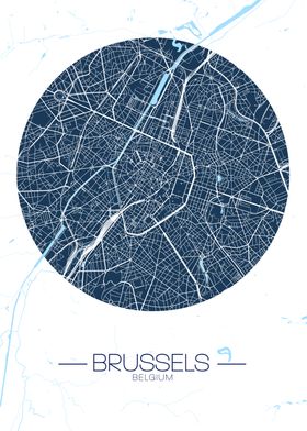 Brussels City Map