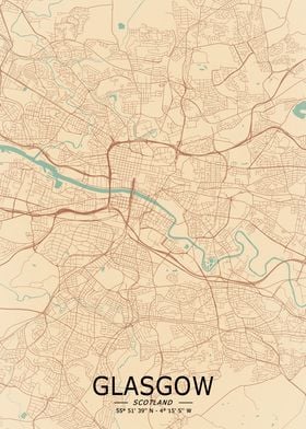 Glasgow Vinted Map