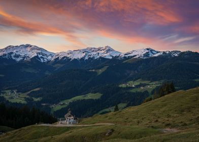 Mountain Sunrise in Tyrol