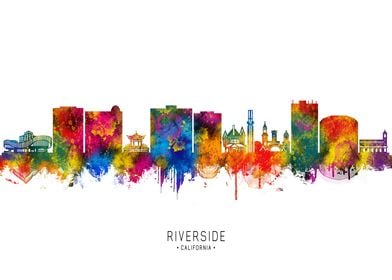 Riverside California Skyline