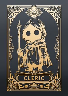 Cleric Chibi Tarot card