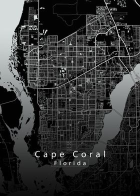 Cape Coral Florida Map