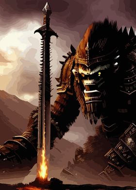 Giant Warrior with Sword