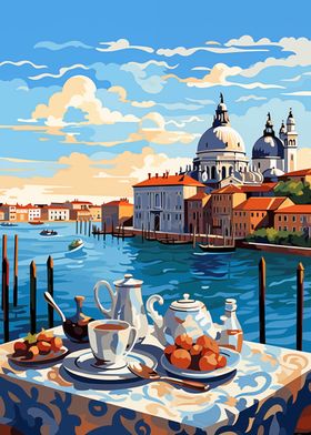 Venice Canalside Breakfast