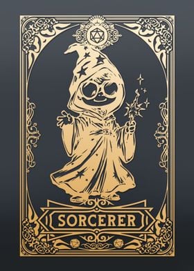 Sorcerer Chibi Tarot card