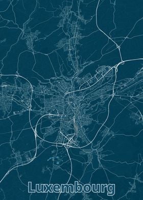 Luxembourg City Map