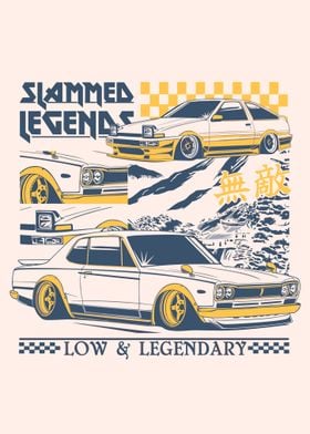 Slammed Legends JDM Cars