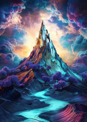 Mystical Mountain Landscape