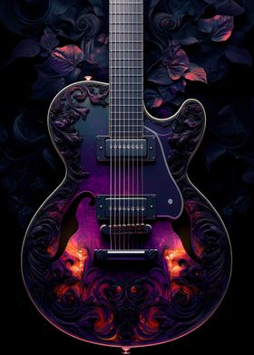 Ornate Electric Guitar