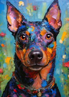 Manchester Terrier Portrait