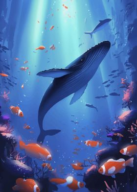 Humpback Whale Underwater