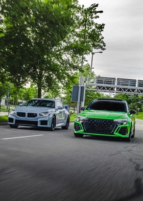 BMW and Audi Sports Cars