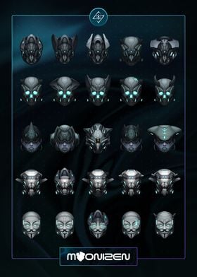 Moonizen: Genesis Helmets